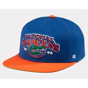 Homefield‎ Florida Gators 1996 National Champions Hat Blue Orange Snapback Cap
